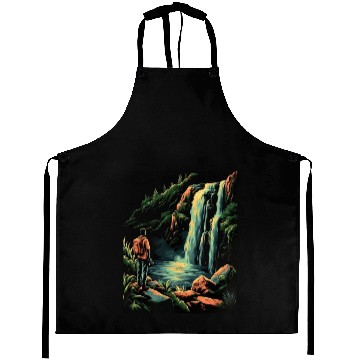 Discover Photography Waterfall Nature Photographer Camera Aprons