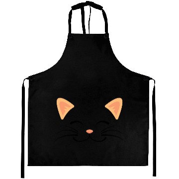 Discover Floating Cat Face Aprons
