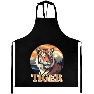 Discover Tiger Design for a Tiger lovers Aprons