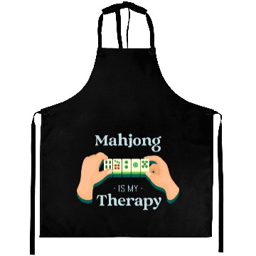 Discover Mahjong Is My Therapy Aprons