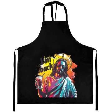 Discover Jesus Christ Easter I'm Back Party Aprons