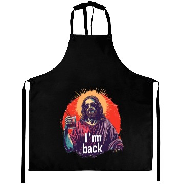 Discover Jesus Christ Easter I'm Back Party Aprons