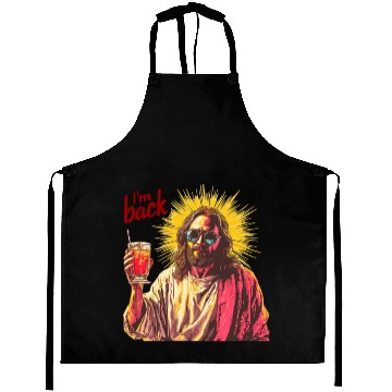 Discover Jesus Christ Easter I'm Back Party Aprons
