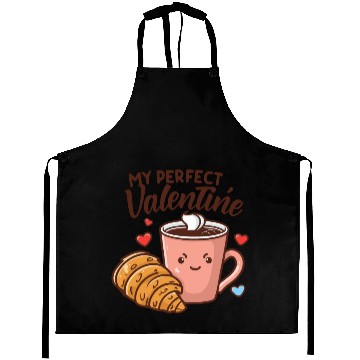Discover Coffee and Croissant | My Perfect Valentine Aprons