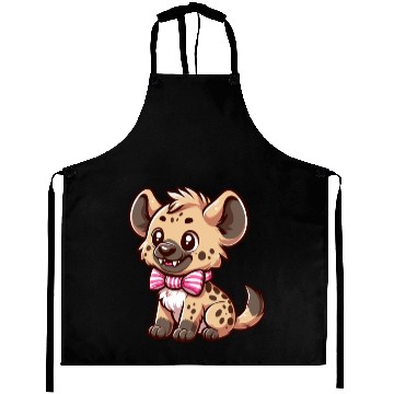 Discover Playful Hyena Cartoon Aprons