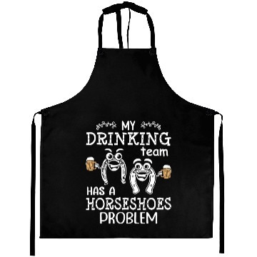 Discover Drinking Team Horseshoe Pitching Aprons