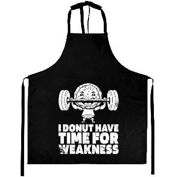 Discover Fitness Donut Funny Donut Gym Aprons