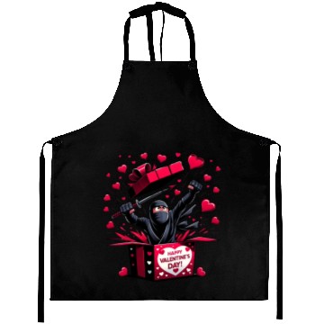 Discover Ninja Valentine Surprise Aprons