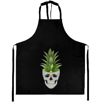 Discover pineapple skull Aprons