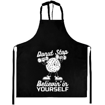 Discover Fitness Donut Funny Donut Gym Aprons