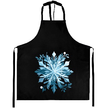 Discover Winter Snowflake Aprons