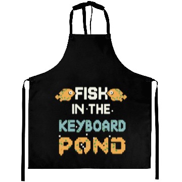 Discover Fish In The Keyboard Pond Aprons