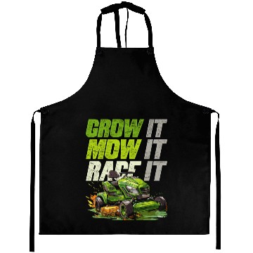 Discover Lawn Mower Racing Lawnmower Aprons