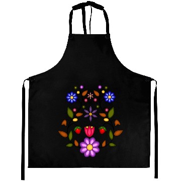 Discover Native Ojibwe Floral with Anishinaabe Flowers Aprons