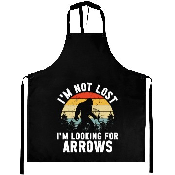 Discover Retro Archery Bigfoot Aprons