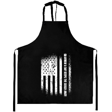 Discover Archery Coach American Flag Aprons