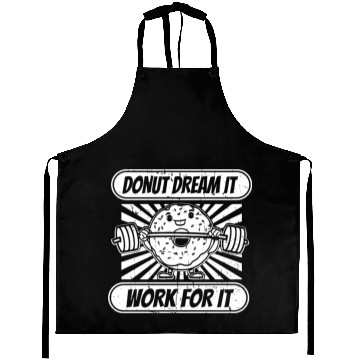 Discover Fitness Donut Funny Donut Gym Aprons