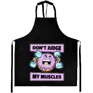 Discover Fitness Donut Funny Donut Gym Aprons