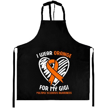 Discover I Wear Orange For My Gigi Multiple Sclerosis Aware Aprons