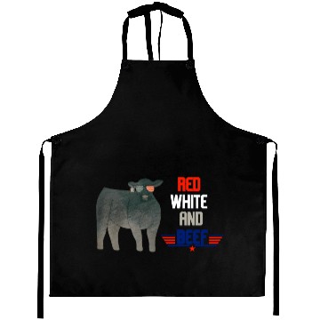 Discover Red White And Beef Aprons