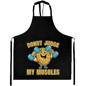 Discover Fitness Donut Funny Donut Gym Aprons