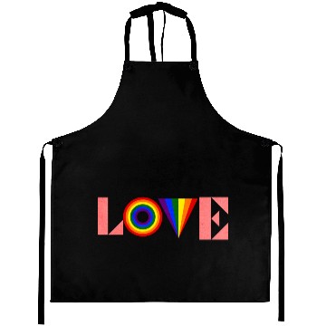 Discover Love is love pride Aprons