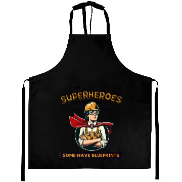 Discover Female Engineer Superhero Aprons