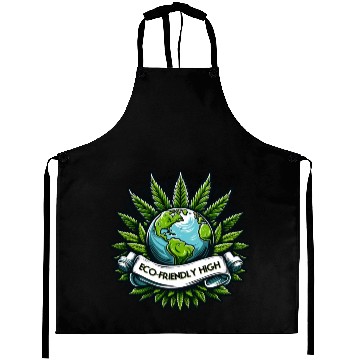 Discover "Eco-Friendly High": Earth & Cannabis Unity Aprons