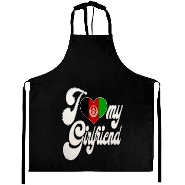 Discover AfghanI Love My Afghanistan Girlfriend Aprons