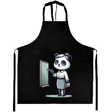 Discover Cute Panda Teacher Aprons