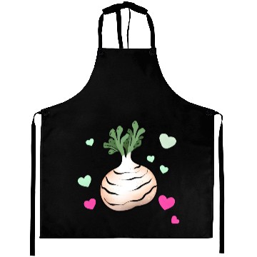Discover Turnip Love Valentine's Day Hearts Aprons