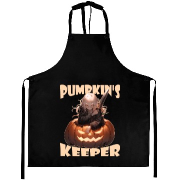 Discover Pumpkin's Keeper Evil Killer Anime Jack O Lantern Aprons