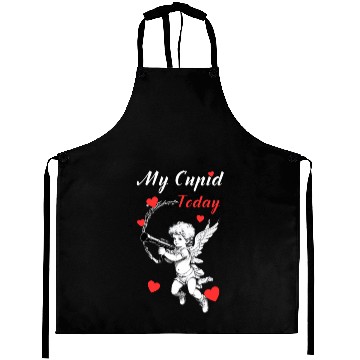 Discover Valentines day, my cupid today. Aprons