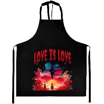 Discover LOVE IS LOVE Aprons