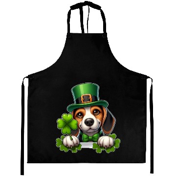 Discover St. Patrick's Day Beagle Aprons