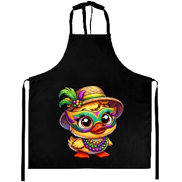 Discover Mardi Gras Comic Duck Aprons