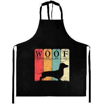 Discover Dachshund Dog Periodic Table Elements Dog Lover Aprons
