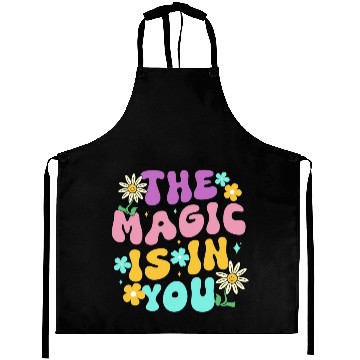 Discover The Magic is in You Aprons