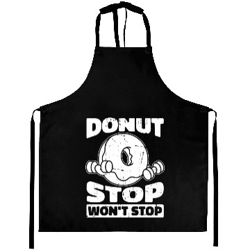 Discover Fitness Donut Funny Donut Gym Aprons