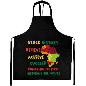 Discover Honoring Past Inspiring Future Black History Month Aprons