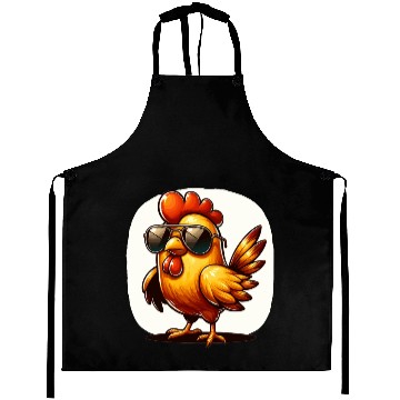 Discover Funny Chicken Chicken Funny Image Aprons