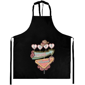 Discover Valentine's Day Love Lodge Aprons