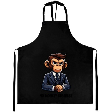 Discover No monkey Business - Chimp Aprons