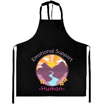 Discover EMOTIONAL SUPPORT HUMAN Nature Aprons