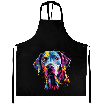 Discover Watercolor Colorful Dalmatian Aprons