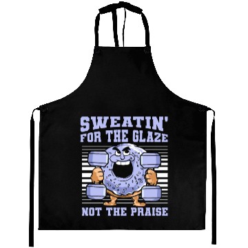 Discover Fitness Donut Funny Donut Gym Aprons