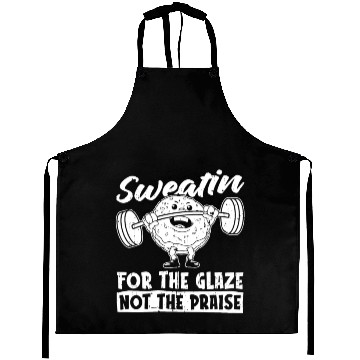 Discover Fitness Donut Funny Donut Gym Aprons