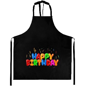 Discover Happy birthday. Aprons