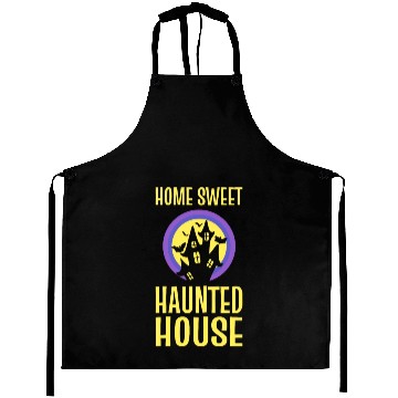 Discover Home Sweet Haunted House Ghost Hunter Aprons