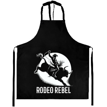 Discover Rodeo Bull Riding Livestock Show Farmer Cattle Aprons